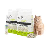 ALL FOR PAWS Litière Naturelle Mixte 5 en 1 pour Chats en Tofu, 5.6kg Sans Poussière, Agglomérante Rapide, Ultra Absorbante, Granulés de Litière Chat à Faible Taux de Traçage, 24/7 Contrôle des Odeurs