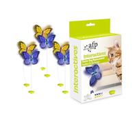 ALL FOR PAWS Lot de 6 Jouets interactifs pour Chat et Papillon - Jouet de Rechange Amusant pour Chat - Remplissage (remplacements Papillons)