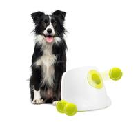 ALL FOR PAWS Ultimates Jouet de Lancer pour Chiens, Lance-Balle Automatique interactif, Machine à Lancer de balles de Tennis pour Chiens de Grande Taille et Grands, 3 balles incluses