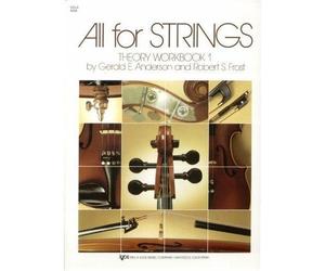 All For Strings - Theory Workbook 1 for Viola by Gerald E Anderson and Robert S Frost