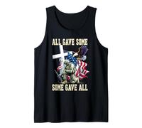 All Gave Some Gave All US Flag Soldier Memorial Day Débardeur