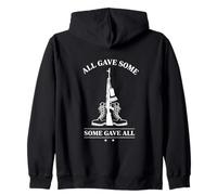 All Gave Some Gave All Veteran Tribute Graphic Art Sweat à Capuche