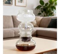 All Glass Ice Drip Coffee Pot,Cold Brew Coffee Maker,Stainless Steel Adjustable Dripper,High Borosilicate Heat Resistant Glass Pot,Makes 5-8 Cups,For Home,Office and Cafe