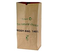 All-Green Lot de 10 sacs en papier compostables Marron 140 l