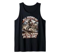 All Grown Up But Still Playing in The Dirt Funny Bike Rider Débardeur
