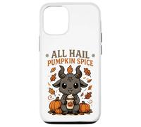 All Hail Pumpkin Spice Cute Baphomet Goat Meme Coque pour iPhone 12/12 Pro