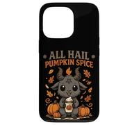 All Hail Pumpkin Spice Cute Baphomet Goat Meme Coque pour iPhone 13 Pro
