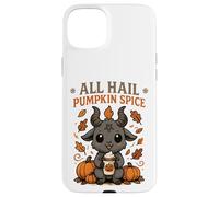All Hail Pumpkin Spice Cute Baphomet Goat Meme Coque pour iPhone 15 Plus