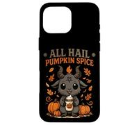 All Hail Pumpkin Spice Cute Baphomet Goat Meme Coque pour iPhone 16 Pro Max