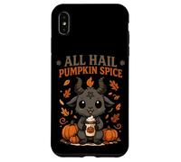 All Hail Pumpkin Spice Cute Baphomet Goat Meme Coque pour iPhone XS Max