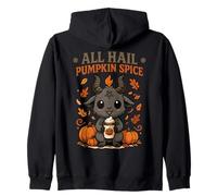 All Hail Pumpkin Spice Cute Baphomet Goat Meme Sweat à Capuche