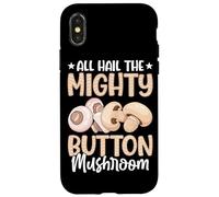 All Hail The Mighty Button Champignon Coque pour iPhone X/XS
