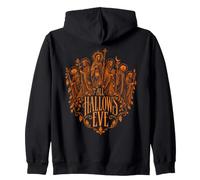 All Hallows' Eve Vintage Gothique Squelette Halloween Sweat à Capuche