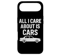 All I Care About is Cars Citation Amusante pour Les Amateurs de Voitures Coque pour iPhone Air