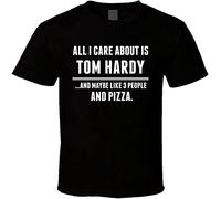 All I Care About is Tom Hardy Funny Celebrity T Shirt Men's Male Black S