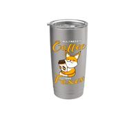 All I Need Is Coffee And Foxes Drôle Renard Café Gobelet isotherme en acier inoxydable double paroi