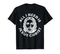 All I Need is Jesus Christ - v3 Vintage T-Shirt