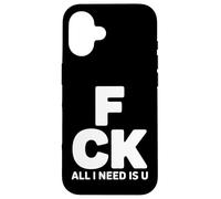 All I Need is U Couples romantiques Coque pour iPhone 16