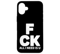 All I Need is U Couples romantiques Coque pour iPhone 16 Plus
