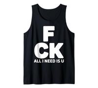 All I Need is U Couples romantiques Débardeur