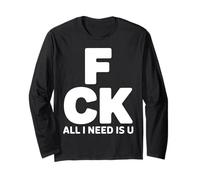 All I Need is U Couples romantiques Manche Longue