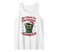 All I Want Compost Zero-Waste Christmas Humour environnemental Débardeur