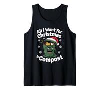 All I Want Compost Zero-Waste Christmas Humour environnemental Débardeur