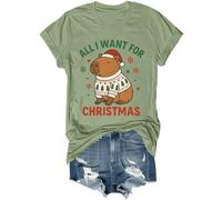 All I Want for Christmas Capybara Shirt Funny All I Want for Christmas is A Capybara Shirt Unisex, Vert, XL