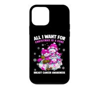 All I Want for Christmas is A Cure Cancer Sensibilisation au Cancer du Sein Coque pour iPhone 12 Mini