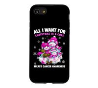 All I Want for Christmas is A Cure Cancer Sensibilisation au Cancer du Sein Coque pour iPhone SE (2020) / 7/8