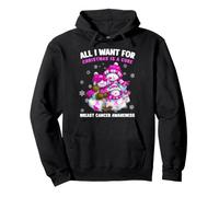 All I Want for Christmas is A Cure Cancer Sensibilisation au Cancer du Sein Sweat à Capuche