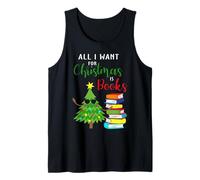 All I Want for Christmas is Books Sapin de Noël Débardeur
