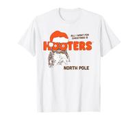 All I Want for Christmas is Hooters North Pole Chicken Wings T-Shirt