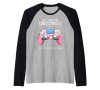 All I Want for Christmas is Pink Controllers Jeu vidéo Fille Manche Raglan