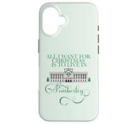 All I Want for Christmas is to Live in Peperley Austen Meme Coque pour iPhone 16