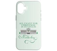 All I Want for Christmas is to Live in Peperley Austen Meme Coque pour iPhone 16 Plus