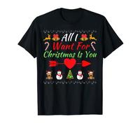 All I Want For Christmas Is You, Couple de Noël assorti T-Shirt