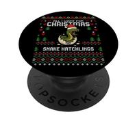 All I Want for Christmas Pull de Noël en Forme de Serpent PopSockets PopGrip Adhésif
