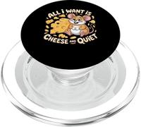 All I Want is Cheese and Quiet Introvert Dairy - PopSockets PopGrip pour MagSafe
