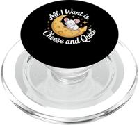 All I Want is Cheese and Quiet Introvert Dairy - PopSockets PopGrip pour MagSafe