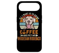 All I Want is to Drink Coffee & Pet My Rhodesian Ridgeback Coque pour iPhone Air