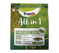 All in 1 Chinchila & Degu 500g - Aliment sans céréales pour Chinchillas et Degus, Riche en Fibres, à Base de fimote et d'herbes