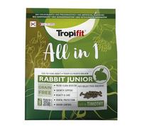 All in 1 Rabbit Junior 500g - Aliment Complet sans céréales pour Jeunes Lapins, Riche en Fibres, à Base de