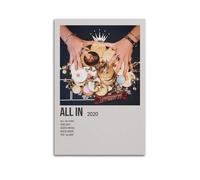 All In by Stray Kids Poster décoratif sur toile pour salon, chambre à coucher, 30 x 45 cm, style rétro