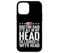 All in My Head Placebo Humour Coque pour iPhone 12 Mini