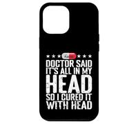 All in My Head Placebo Humour Coque pour iPhone 12 Pro Max
