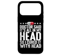 All in My Head Placebo Humour Coque pour iPhone 17 Pro Max