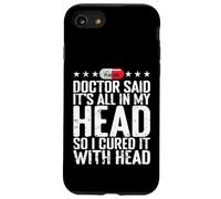 All in My Head Placebo Humour Coque pour iPhone SE (2020) / 7/8