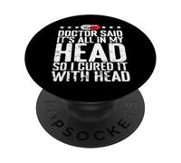All in My Head Placebo Humour PopSockets PopGrip Adhésif