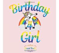 All In One 4th Birthday Girls 4 Years Old B-Day Guest Books, Gifts Tracker Log & Keepsake Pages - 120 Pages Of Guests Special Wishes, Memory Pictures Pages For Lasting Keepsake & Gift Registry - Dabbi